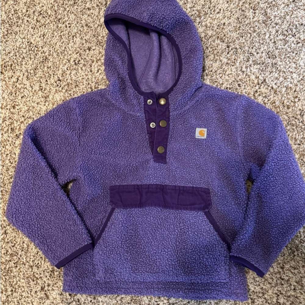 Carhartt Kids Cozy Purple Hoodie